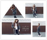 Lantern Sleeve Oversized Long Cardigan