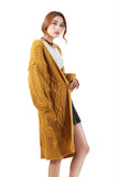 Lantern Sleeve Oversized Long Cardigan