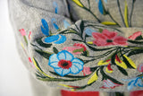 Embroidered Bohemian Botanical Sweater