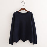 Scrumptious Scallop Knitted Pullover