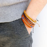 Multilayer Handmade Leather Wristband