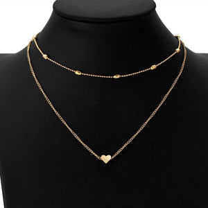 Golden Heart Necklace