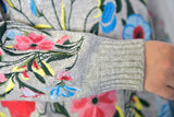 Embroidered Bohemian Botanical Sweater