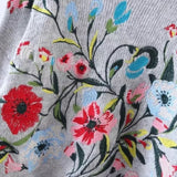 Embroidered Bohemian Botanical Sweater