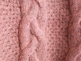 Mohair Pullover Twist Argyle Sweater